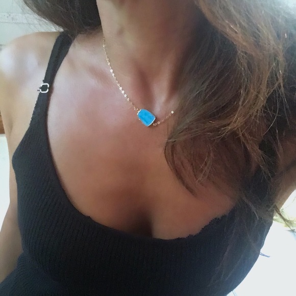 ✨Small Turquoise Choker Necklace - Picture 3 of 7